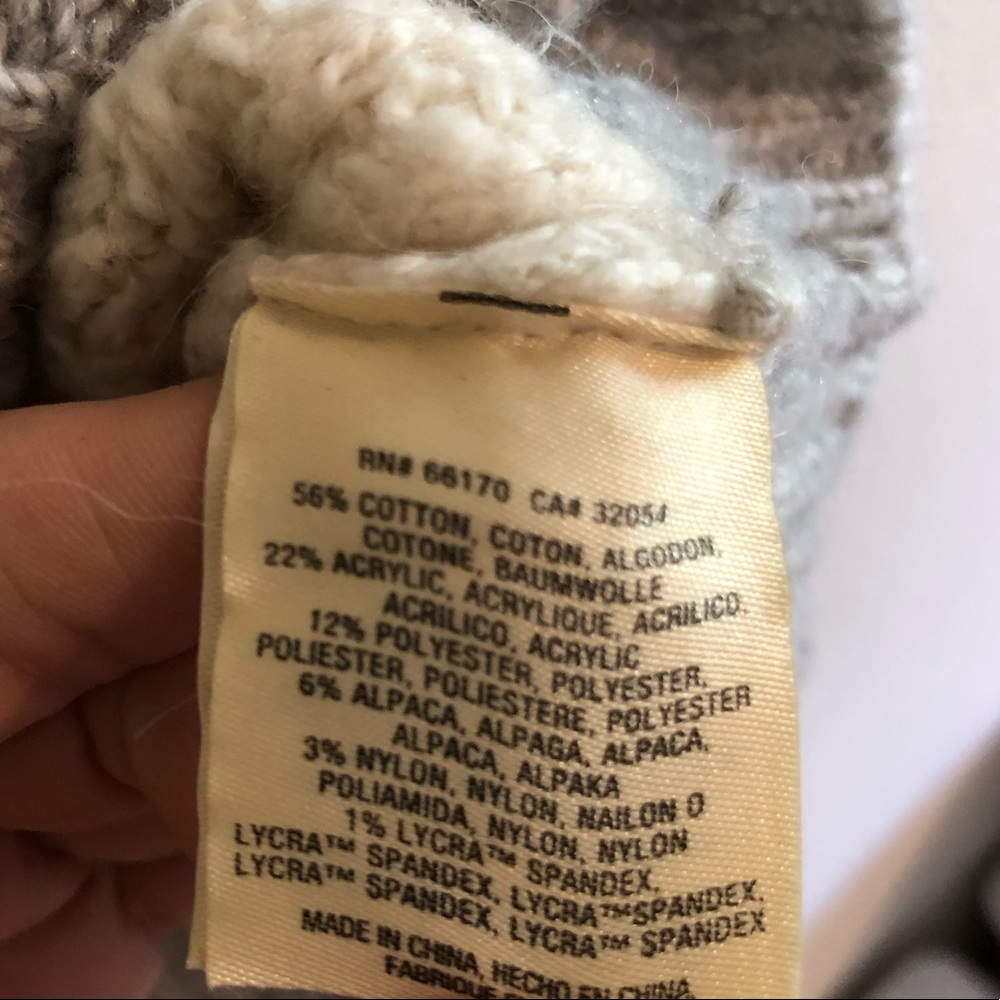 ANTHROPOLOGIE sleeping on snow cable knit sweater - Picture 6 of 8